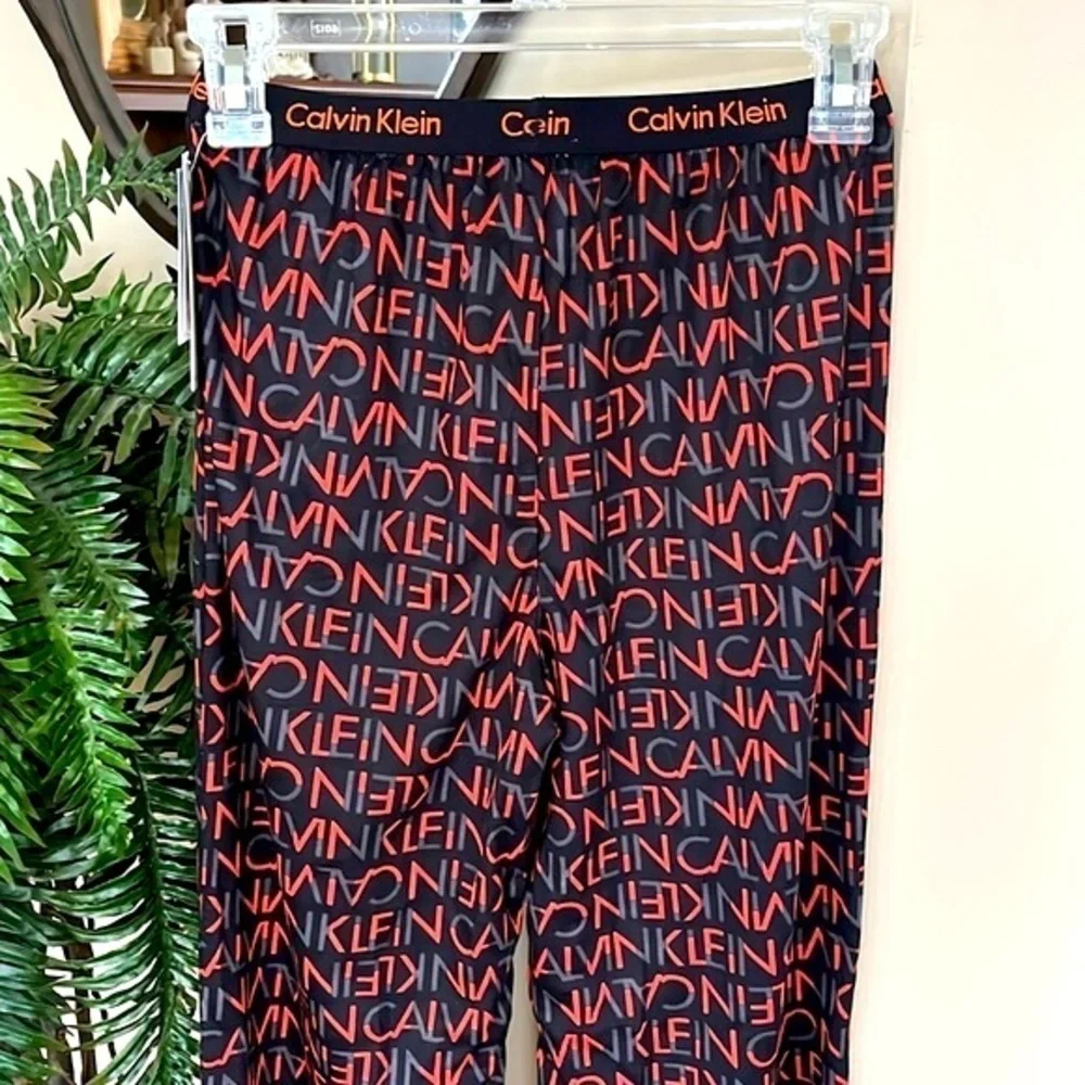 Brand New Calvin Klein Sleep Pants Flame Resistant Stretch Waist Pajama Bottom